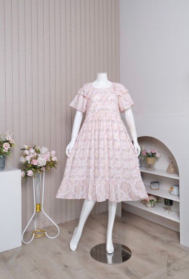 Zoraya Daster Ziva Dress Premium Baju Tidur Wanita Remaja Bumil Busui Terbaru Kekinian