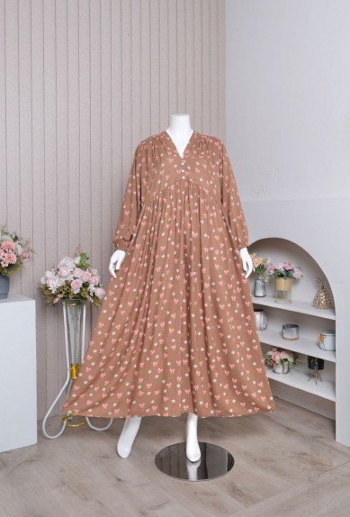 Zoraya Daster Viral Zia Dress Rayon Premium Remaja Bumil Busui Terbaru Kekinian