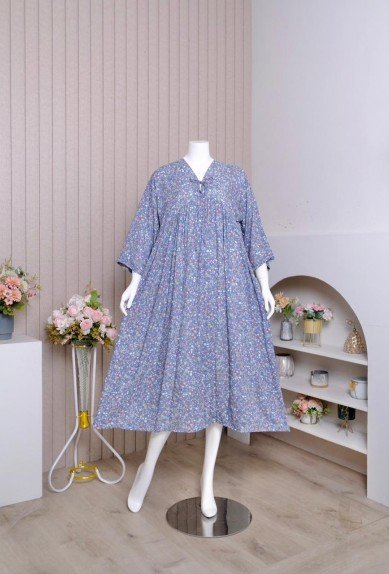 Zoraya Daster Viral Kalila Dress Rayon Premium Remaja Bumil Busui Terbaru Kekinian