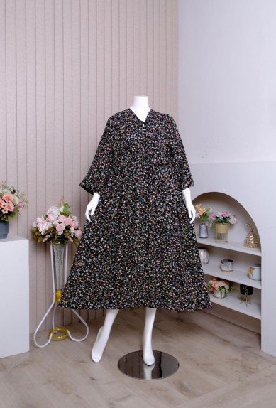 Zoraya Daster Viral Kalila Dress Rayon Premium Remaja Bumil Busui Terbaru Kekinian