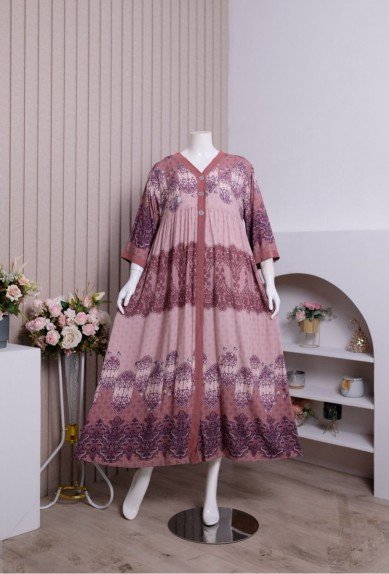 Zoraya Daster Viral Beiza Dress Rayon Premium Remaja Bumil Busui Terbaru Kekinian