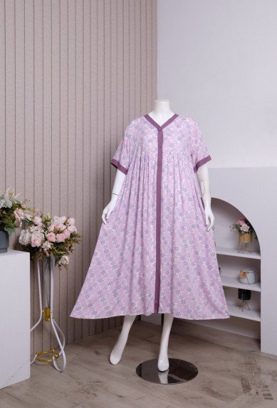 Zoraya Daster Kanya Dress Rayon Premium Remaja Bumil Busui Terbaru Kekinian - Wanita - Katun
