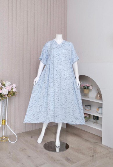 Zoraya Daster Marshanda Long Panjang Dress Motif Premium Remaja Terbaru Kekinian