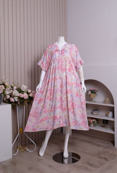 ZORAYA daster new kimono panjang dress motif premium remaja bumil