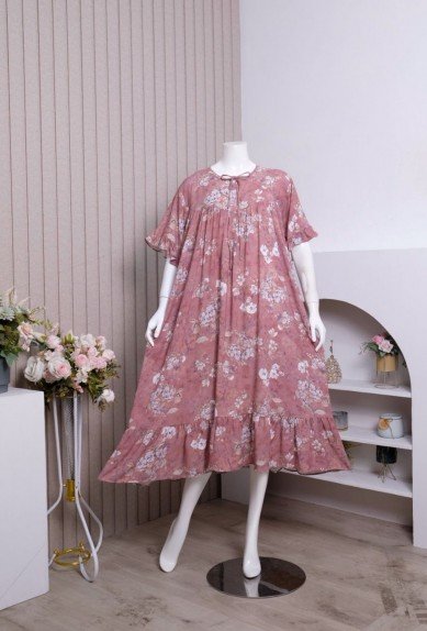 ZORAYA Daster Olla Dress Panjang Rayon Premium Remaja Bumil Terbaru Kekinian Rayon Adem Santai Busui Nyaman ZORAYA Daster Olla Dress Panjang Rayon Premium Remaja Bumil Terbaru Kekinian Rayon Adem Santai Busui Nyaman