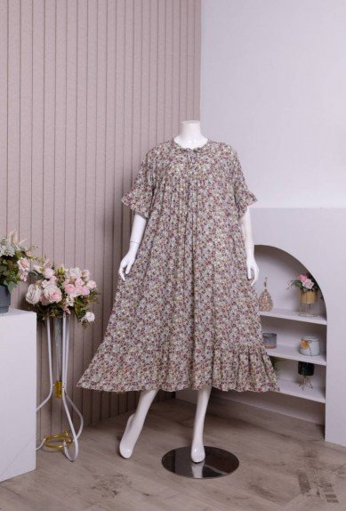 ZORAYA Daster Olla Dress Panjang Rayon Premium Remaja Bumil Terbaru Kekinian Rayon Adem Santai Busui Nyaman ZORAYA Daster Olla Dress Panjang Rayon Premium Remaja Bumil Terbaru Kekinian Rayon Adem Santai Busui Nyaman