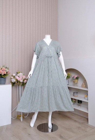 Dress Rumahan Daster Kekinian Raisa Motif ZORAYA Rayon Premium Busui friendly kancing hidup Rempel pundak dan dada cantik All Size Ld 120 Dress Rumahan Daster Kekinian Raisa Motif ZORAYA Rayon Premium Busui friendly kancing hidup Rempel pundak dan dada cantik All Size Ld 120