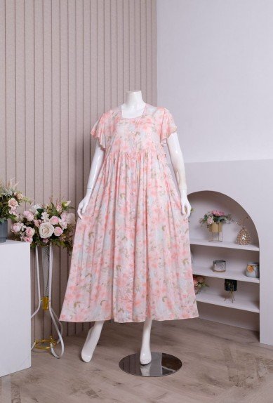ZORAYA Sheza Daster Dress Rayon Premium Pakaian Tidur Santai Wanita