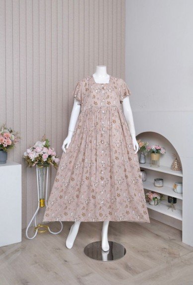 ZORAYA Sheza Daster Dress Rayon Premium Pakaian Tidur Santai Wanita