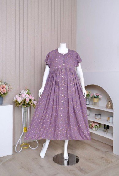 ZORAYA Sheza Daster Dress Rayon Premium Pakaian Tidur Santai Wanita ZORAYA Sheza Daster Dress Rayon Premium Pakaian Tidur Santai Wanita