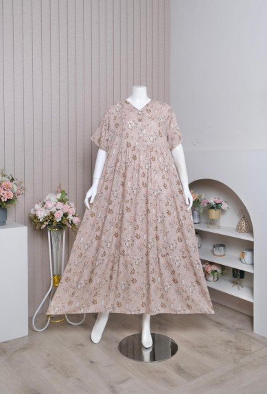 Zoraya Daster Yaya Dress Premium Baju Tidur Wanita Remaja Bumil Busui Terbaru Kekinian