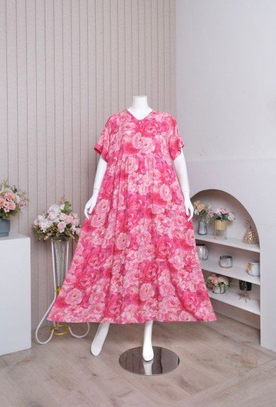 Zoraya Daster Yaya Dress Premium Baju Tidur Wanita Remaja Bumil Busui Terbaru Kekinian
