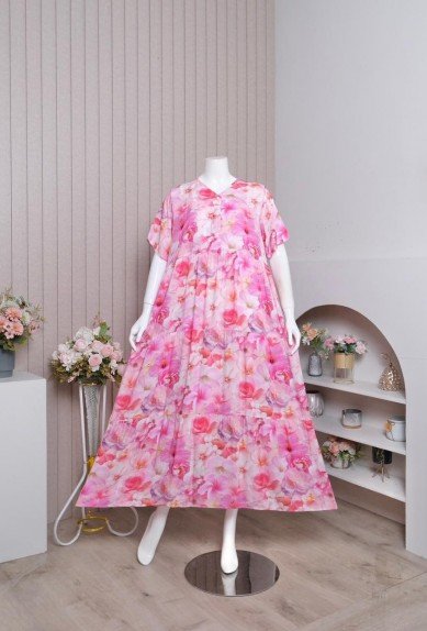 Zoraya Daster Yaya Dress Premium Baju Tidur Wanita Remaja Bumil Busui Terbaru Kekinian