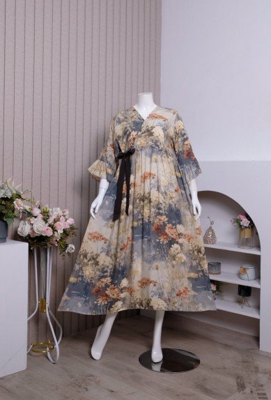 TERBARU Shanum Dress ZORAYA Daster Rayon Premium Busui Frendly All Size