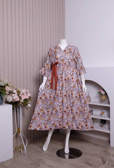 TERBARU Shanum Dress ZORAYA Daster Rayon Premium Busui Frendly All Size