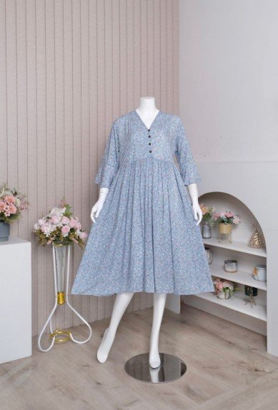 ZORAYA - Janeesha Dress Busui Daster Adem Premium