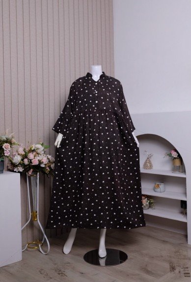 Zoraya Amanda Dress Motif Daster Panjang Premium Wanita Remaja Terbaru Kekinian Busui Bumil Zoraya Amanda Dress Motif Daster Panjang Premium Wanita Remaja Terbaru Kekinian Busui Bumil