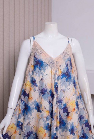 Zoraya Fannie Dress Daster Rayon Premium Remaja Bumil Busui Terbaru Baju Tidur Wanita Kekinian Panjang Lembut Motif
