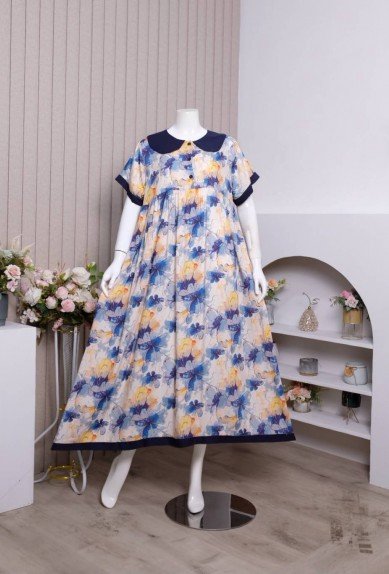 Zoraya Carissa Dress Daster Rayon Premium Remaja Bumil Busui Terbaru Baju Tidur Wanita Kekinian Panjang Lembut Motif Zoraya Carissa Dress Daster Rayon Premium Remaja Bumil Busui Terbaru Baju Tidur Wanita Kekinian Panjang Lembut Motif